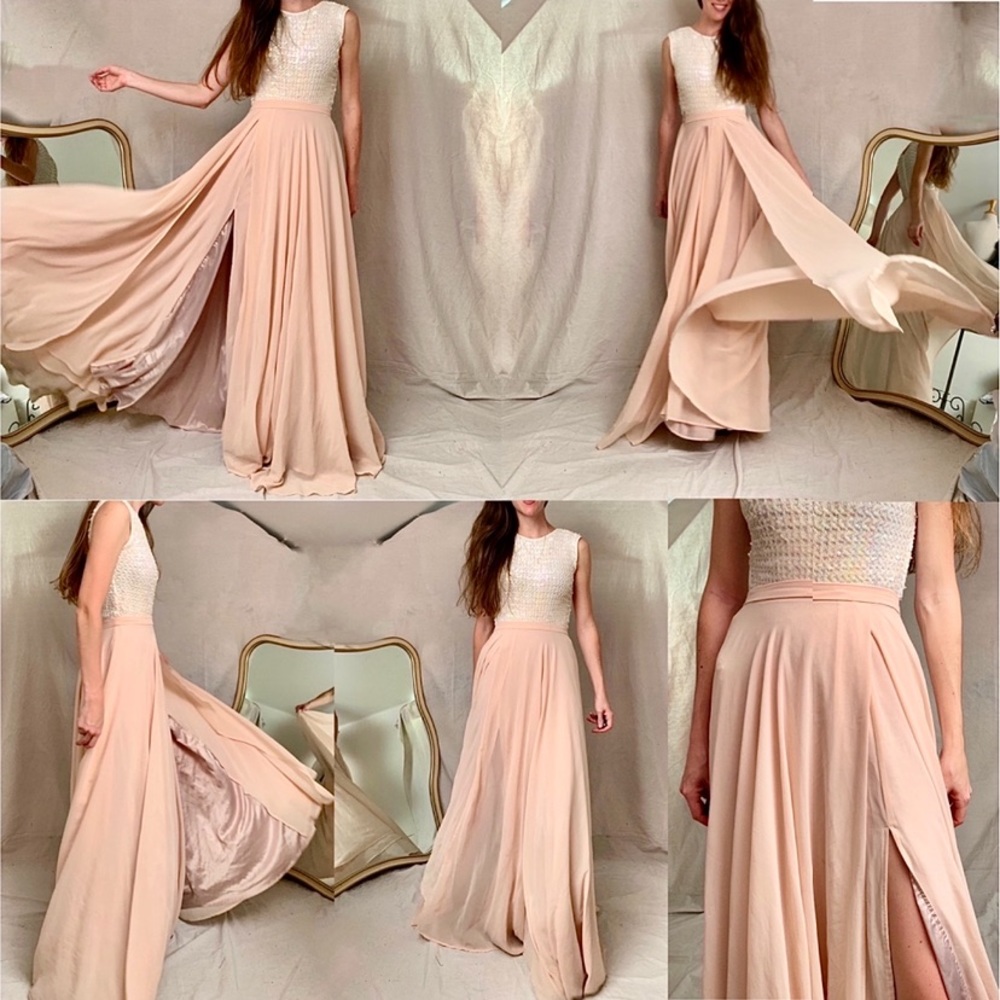 BHLDN Chateau Chiffon Maxi Skirt - Picture 7 of 11